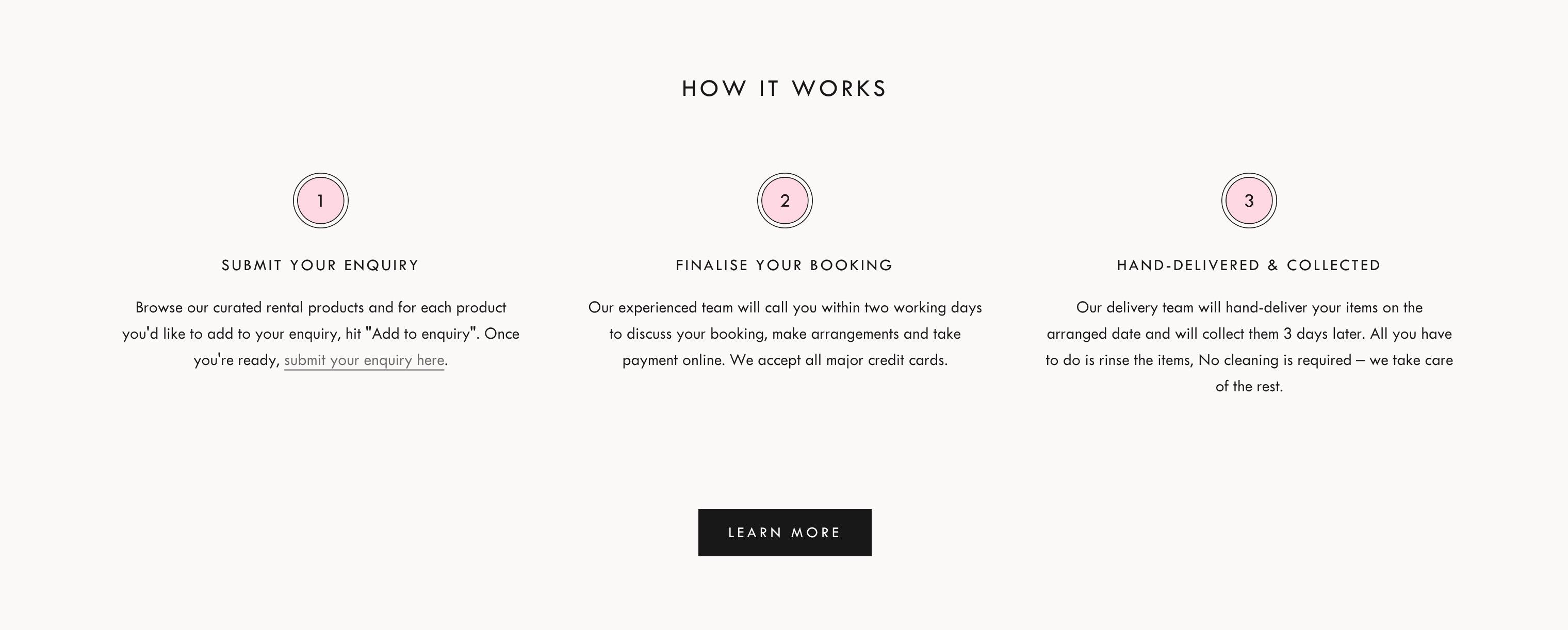 Screenshot of Text with icons
